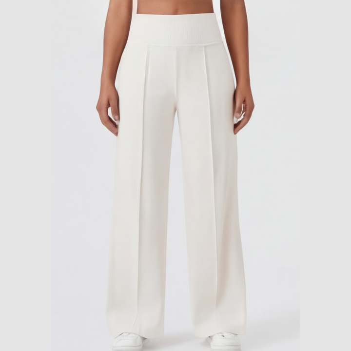 Elyra™ - Wide Leg Yoga Pants with Crossover Waist