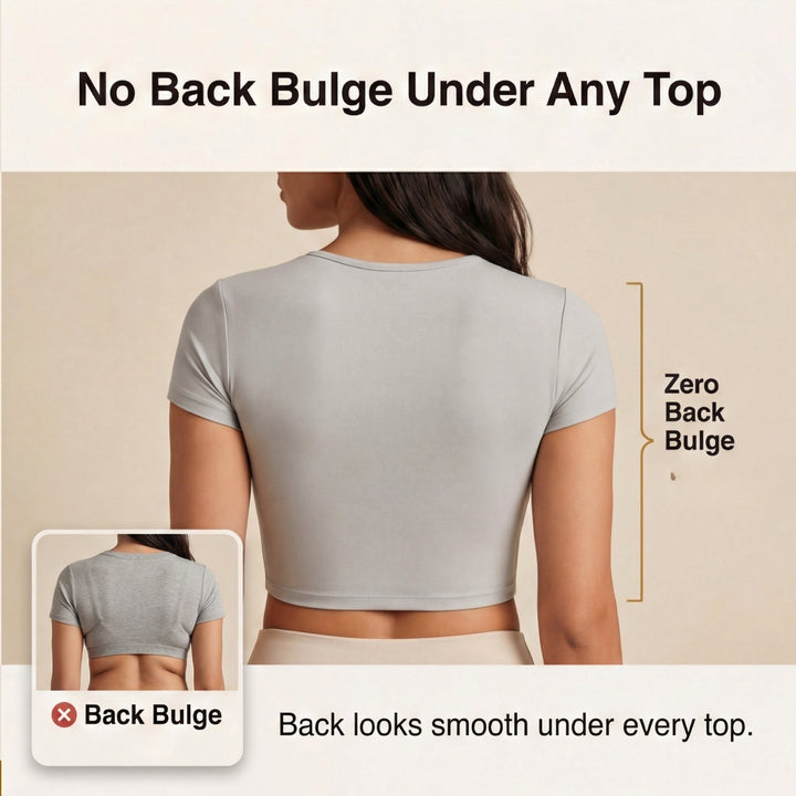 Veluna™ – Seamless Wireless Deep V Comfort Bra