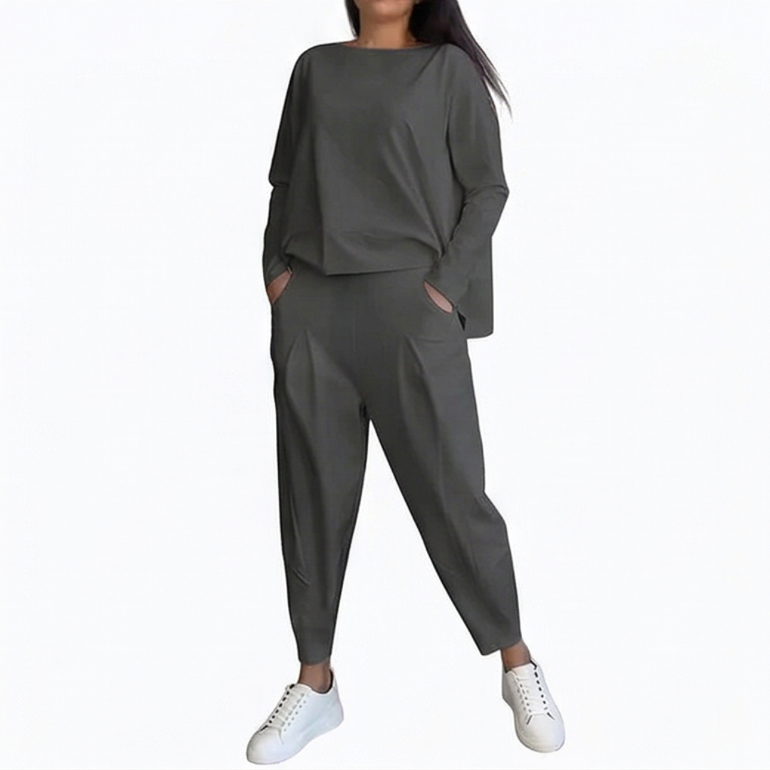 Lunaire™ Soft Cotton Two Piece Lounge Set
