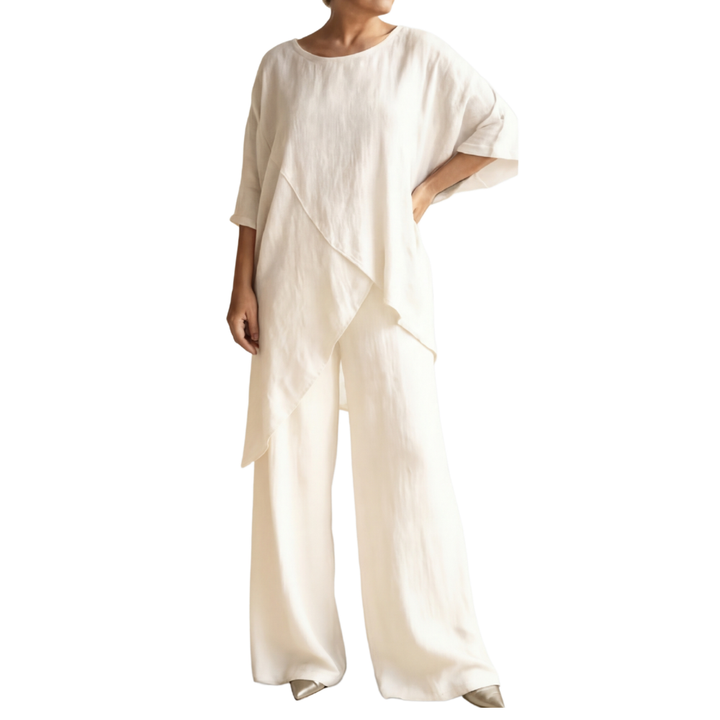 Sofienne™ – Asymmetrical Two Piece Set
