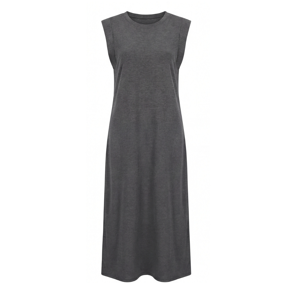 Ellara™ – Wrinkle Free Maxi Dress with Side Slit