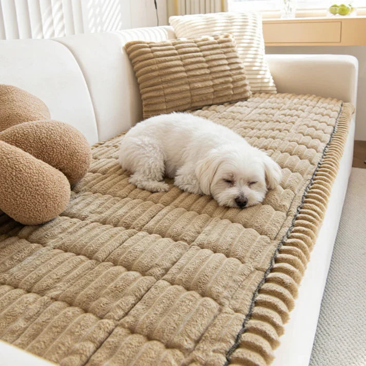 Pawlora™ – Plush Non Slip Couch Protector for Pets