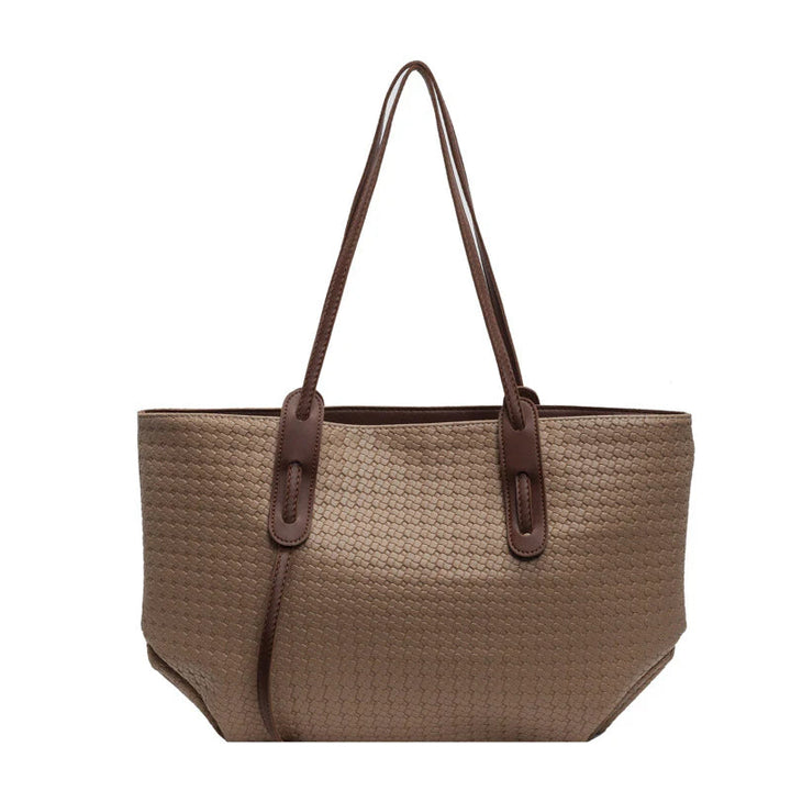 Ardenna™ – Woven Faux Leather Tote