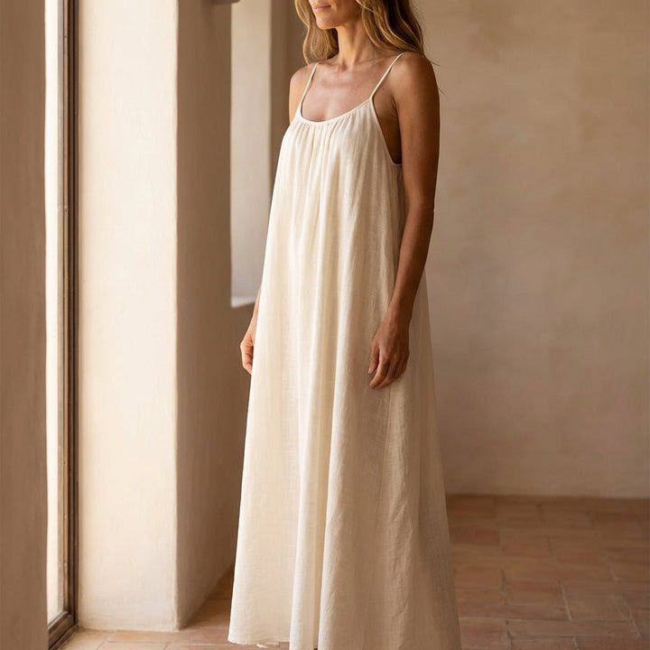 Soleia™ Flowy Open Back Summer Maxi Dress