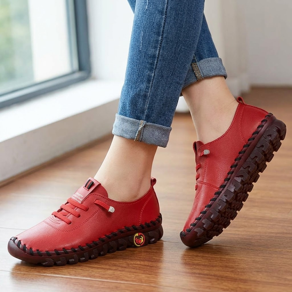 Marlowe™ - Hand-Stitched PU Loafers for All-Day Comfort
