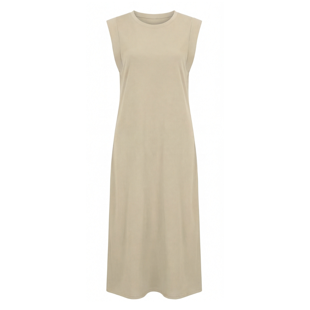 Ellara™ – Wrinkle Free Maxi Dress with Side Slit