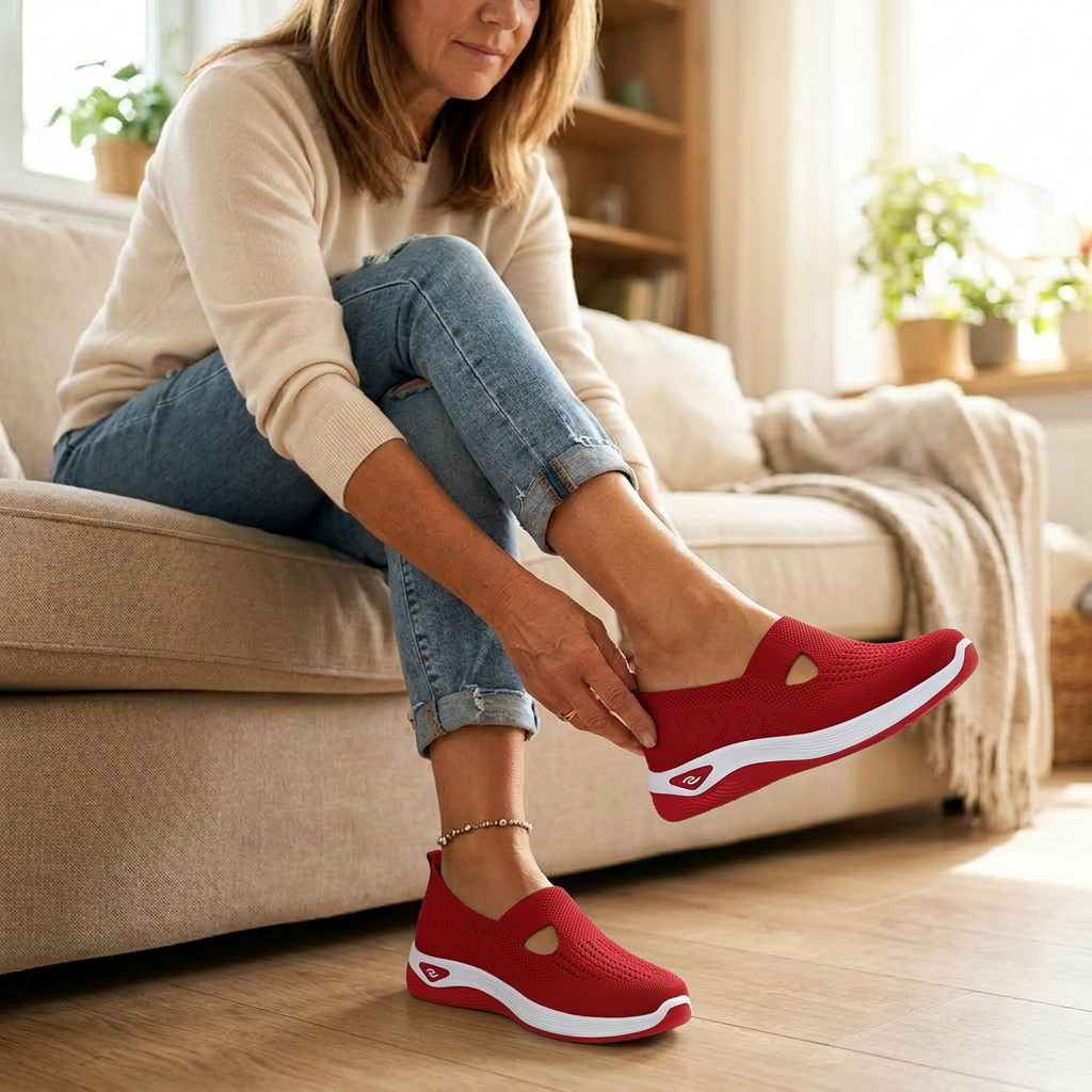 Striveknit™ – Breathable Slip-On Sneakers for All-Day Comfort