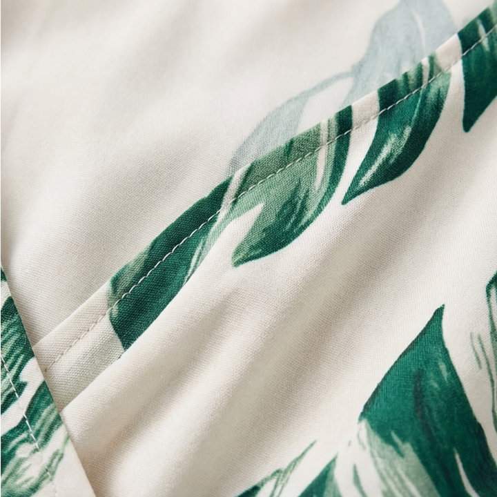 Soleia™ – Tropical Wrap Romper With Pockets