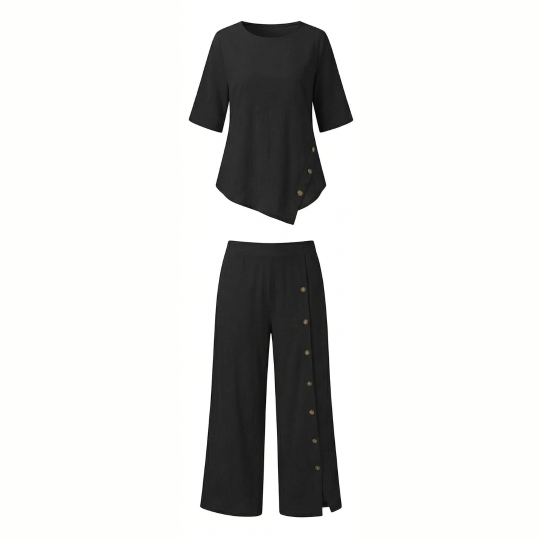 Elivara™ – Asymmetric Two Piece Set