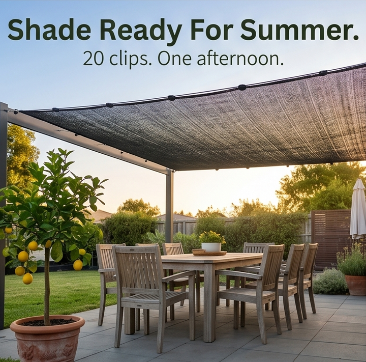 SnapShade™ - Heavy-Duty Shade Net Clips