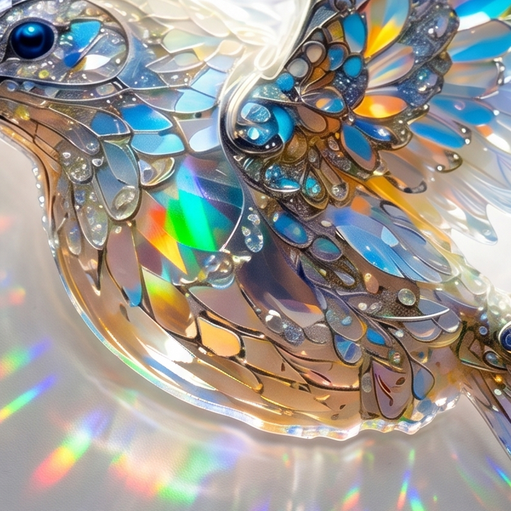 Lumara™ – Iridescent Bluebird Suncatcher Ornament