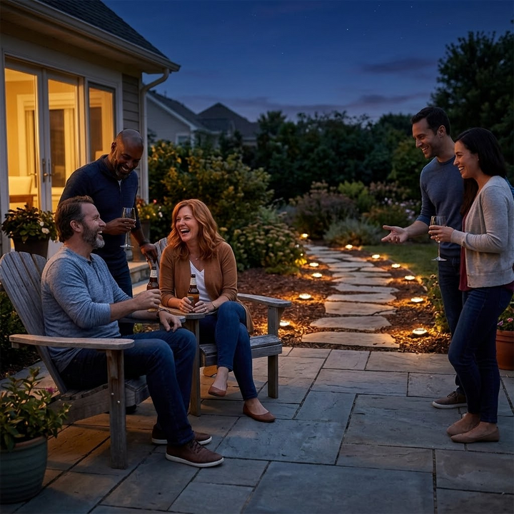 Lumeré™ – Warm-Glow Solar Path Lights
