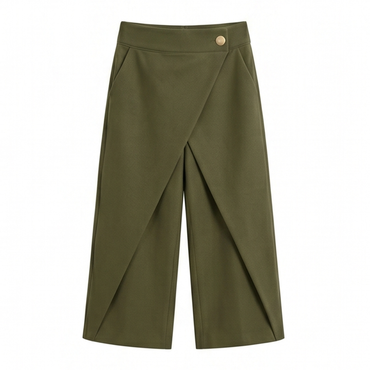 Lunavia™ – Wrap-Front Wide-Leg Pants