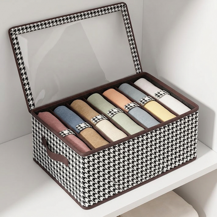 Gridwell™ – Foldable 9 Grid Clothes Organizer Box