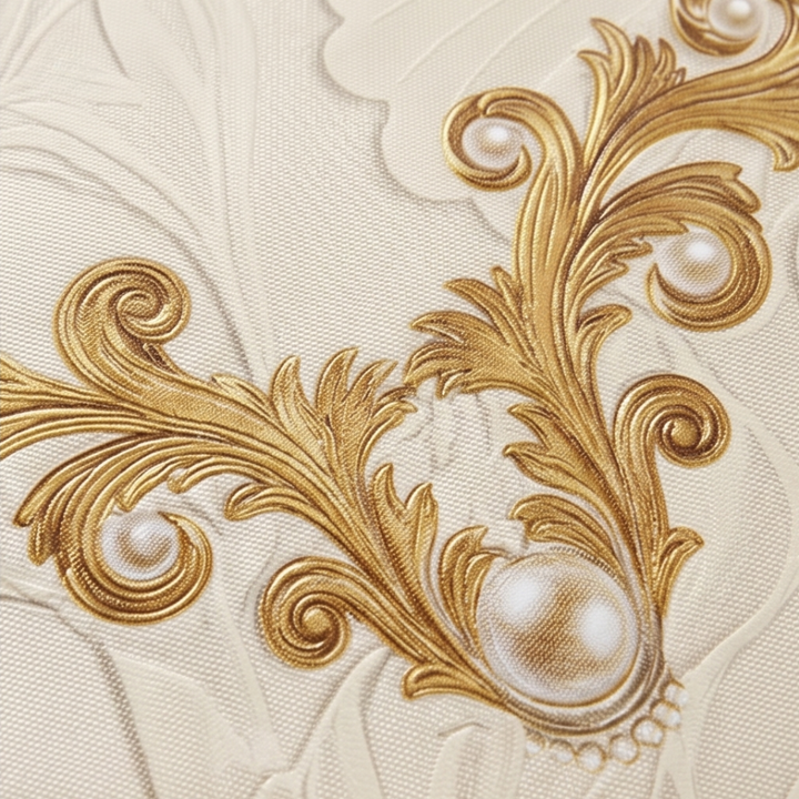 Rosalina™ – Embossed Gold Rose Waterproof Tablecloth