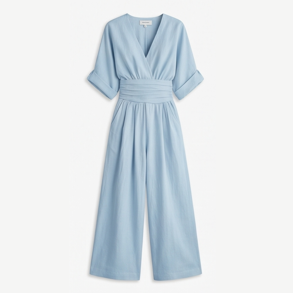 Olyara™ – Elegant Wrap Jumpsuit