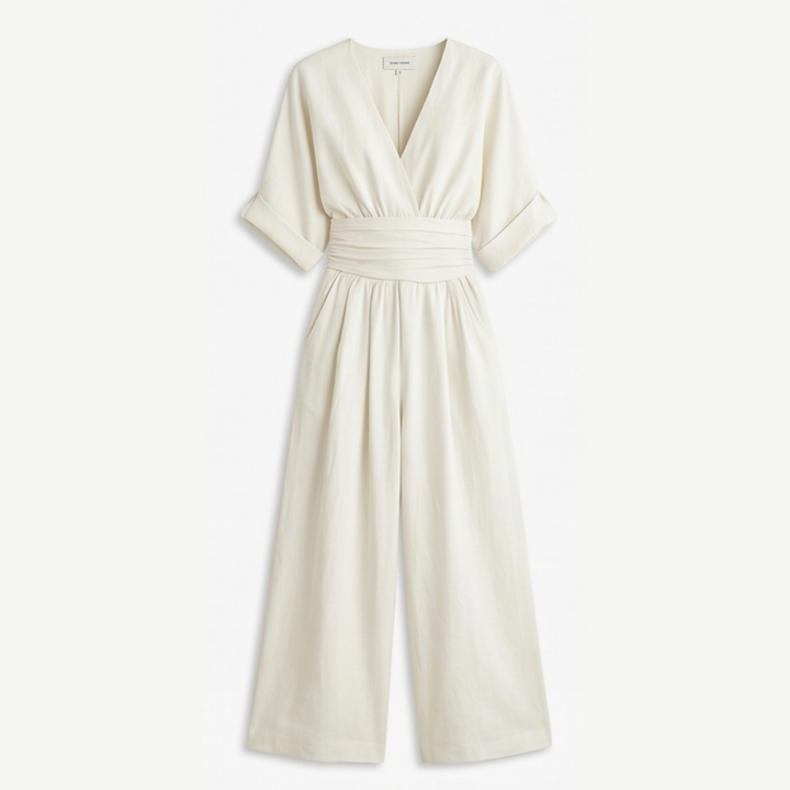 Olyara™ – Elegant Wrap Jumpsuit