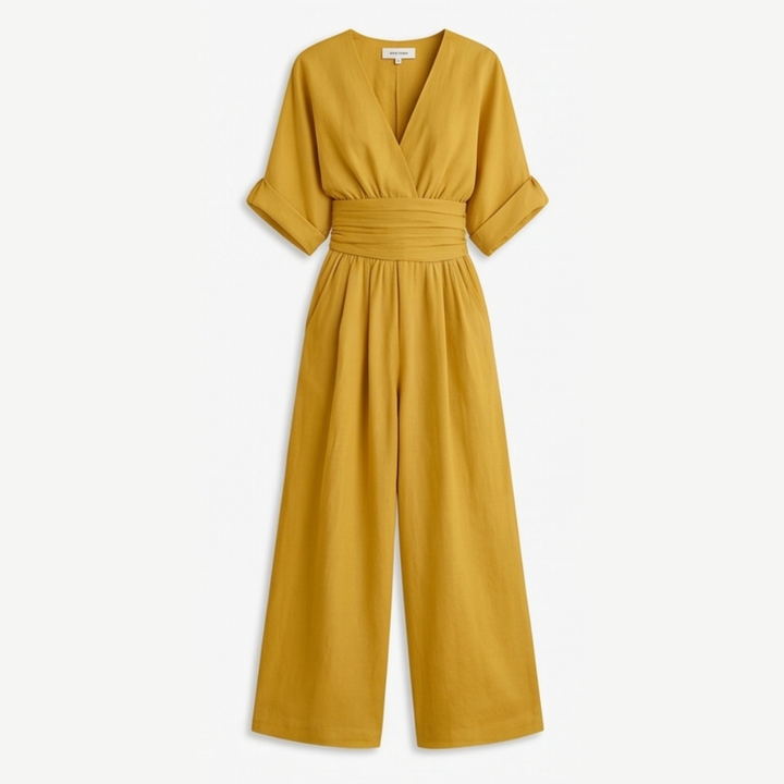 Olyara™ – Elegant Wrap Jumpsuit