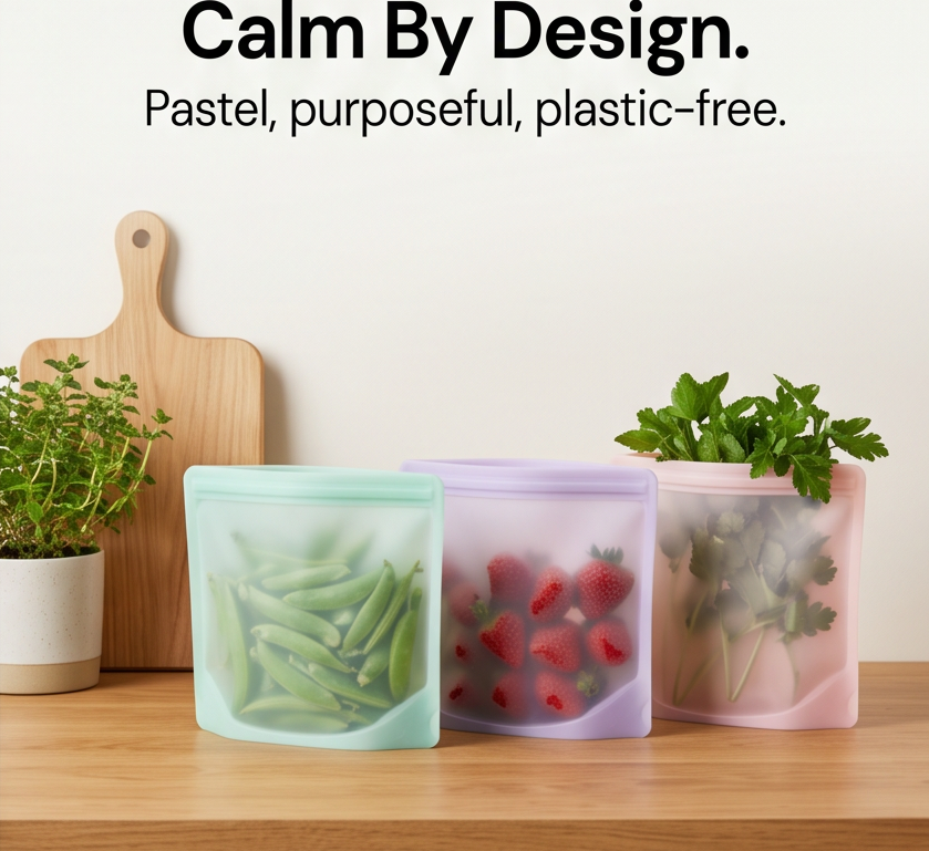 Stovia™ – Leakproof Stand-Up Silicone Storage Bags
