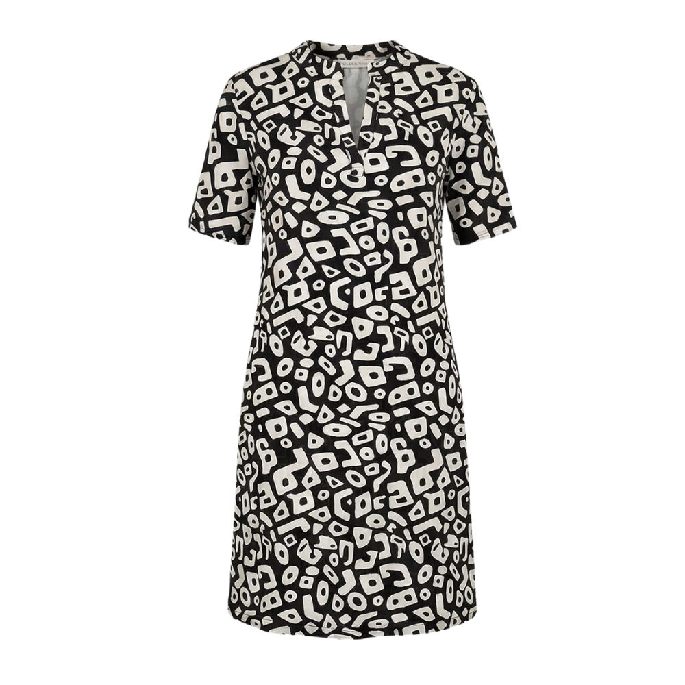Vivara™ – Breezy V-Neck Printed Dress