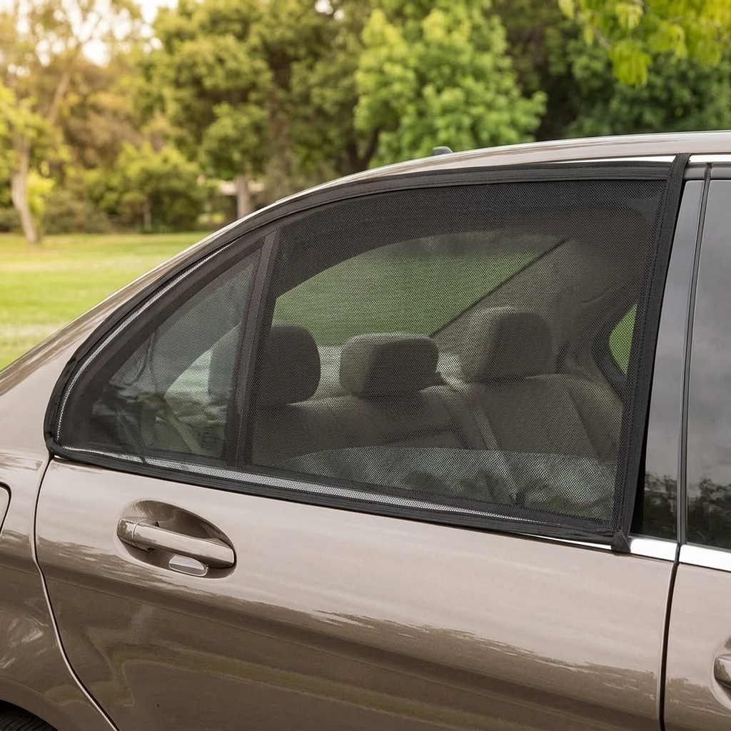 Breezeguard™ – Universal Car Window Sun & Bug Screen
