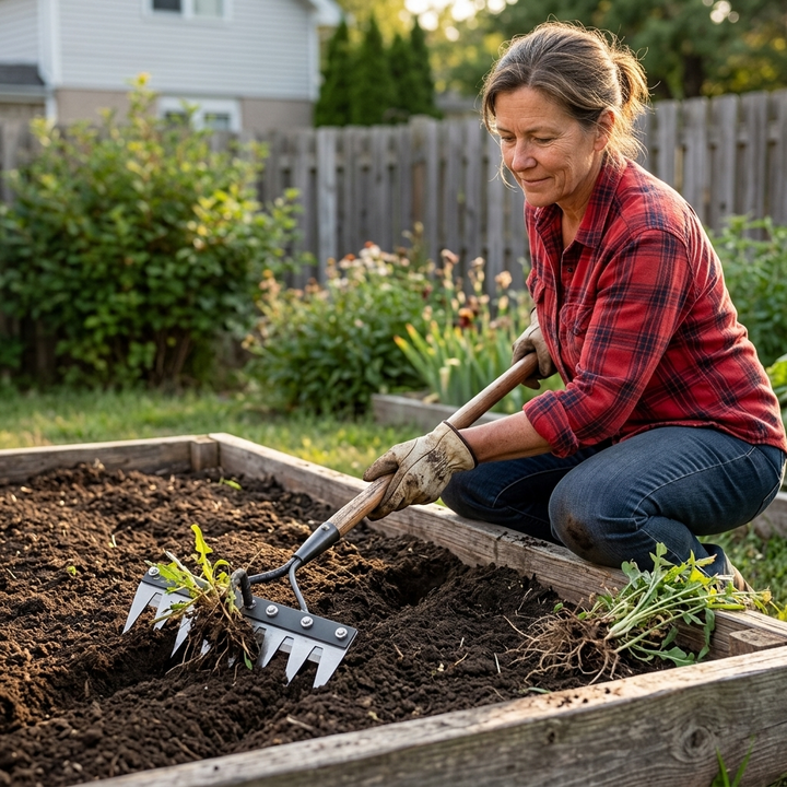 Rootgrip™ – Heavy Duty Garden Weeding Rake