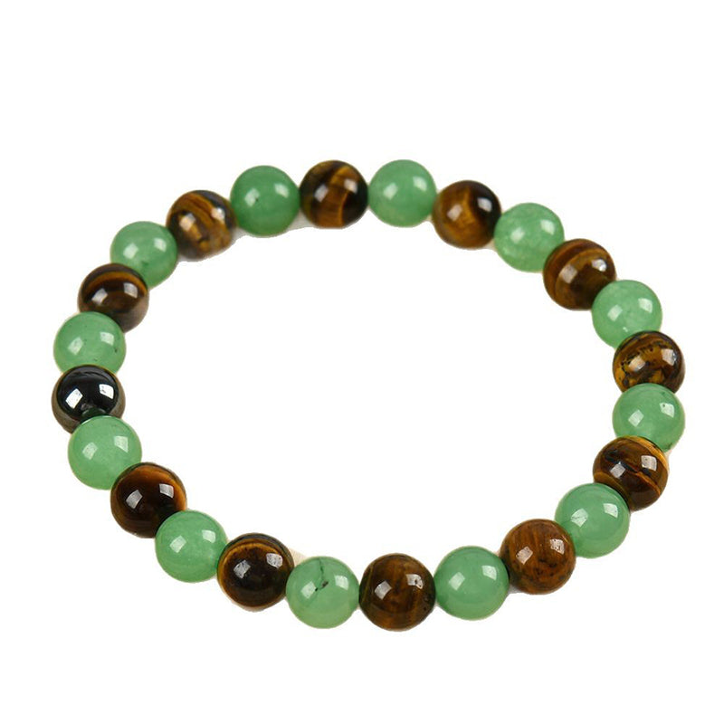 Lunavia™ - Green Aventurine & Tiger's Eye Wealth Bracelet