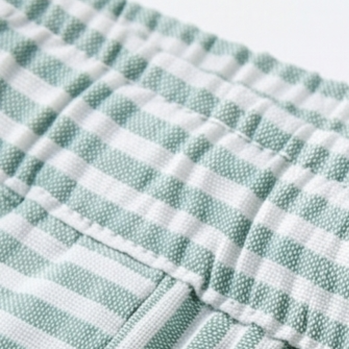 Lunavia™ – Striped Pants with Elastic Waist