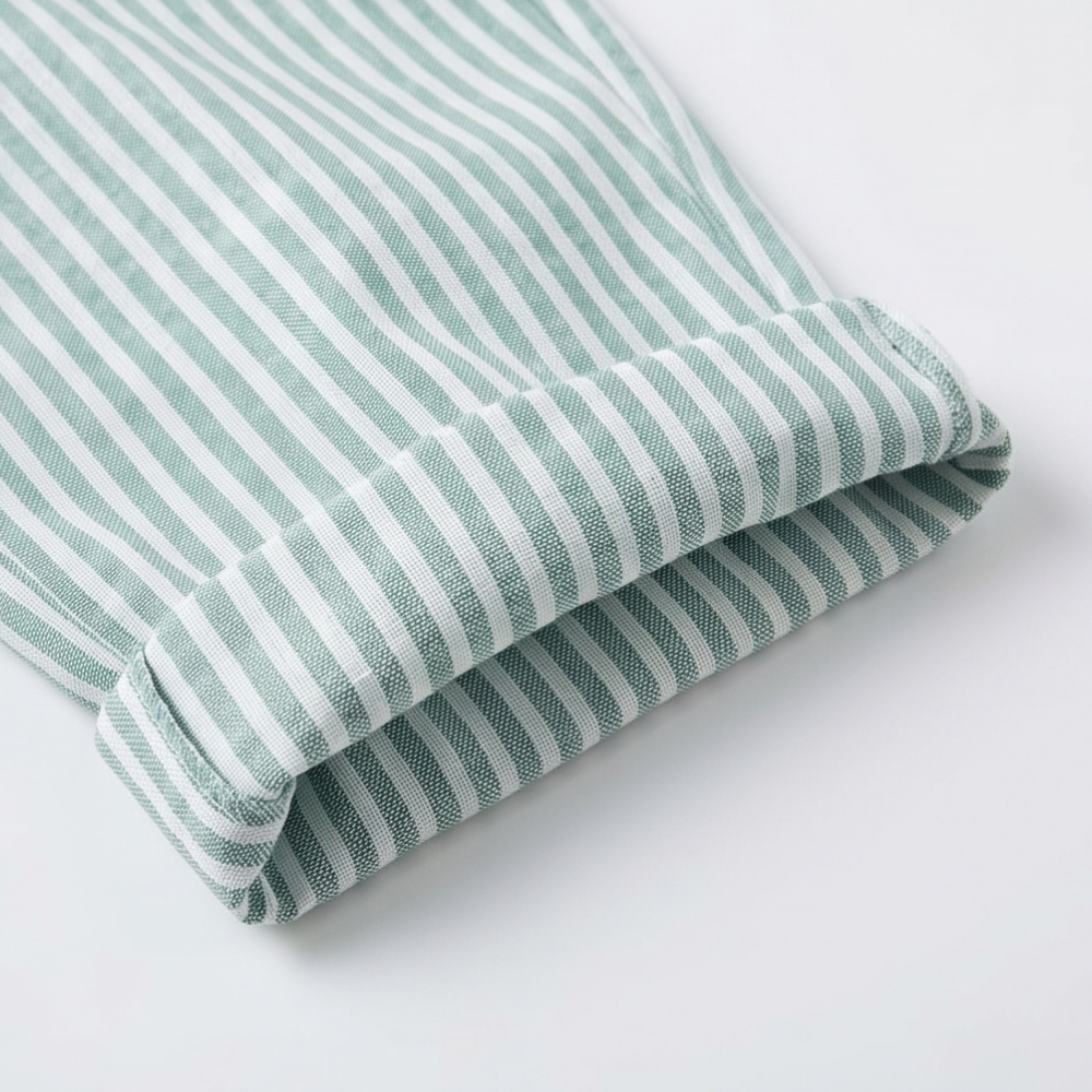 Lunavia™ – Striped Pants with Elastic Waist