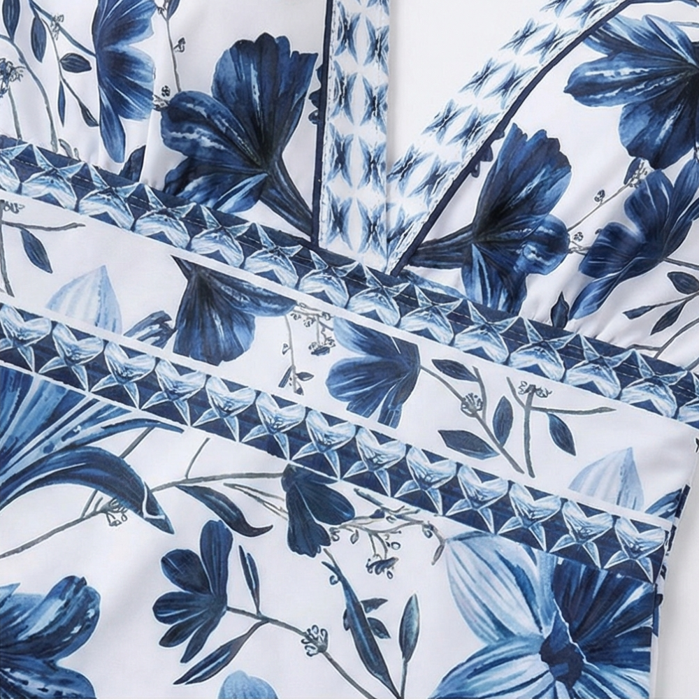 Coralina™ Floral Swimsuit and Matching Skirt Set