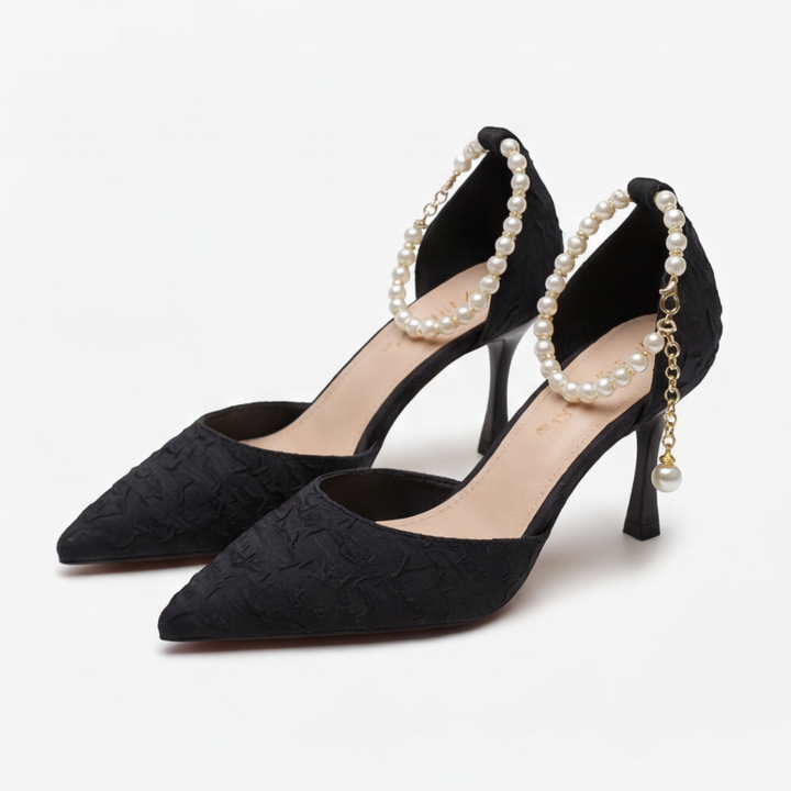 Lusoire™ – Glossy D'Orsay Stiletto Heels