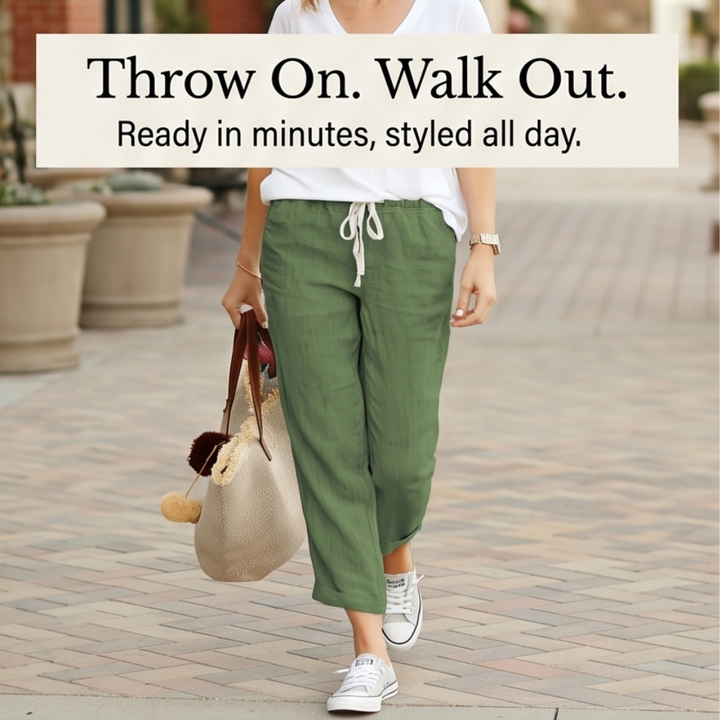 Lirenza™ – Soft Ankle Pants for Everyday Wear
