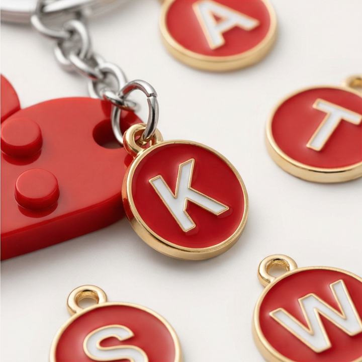 Loveclick™ Matching Heart Keychain Set with Initials