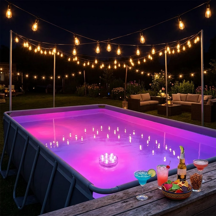 LumaGlow™ – Submersible Pool Light with Remote