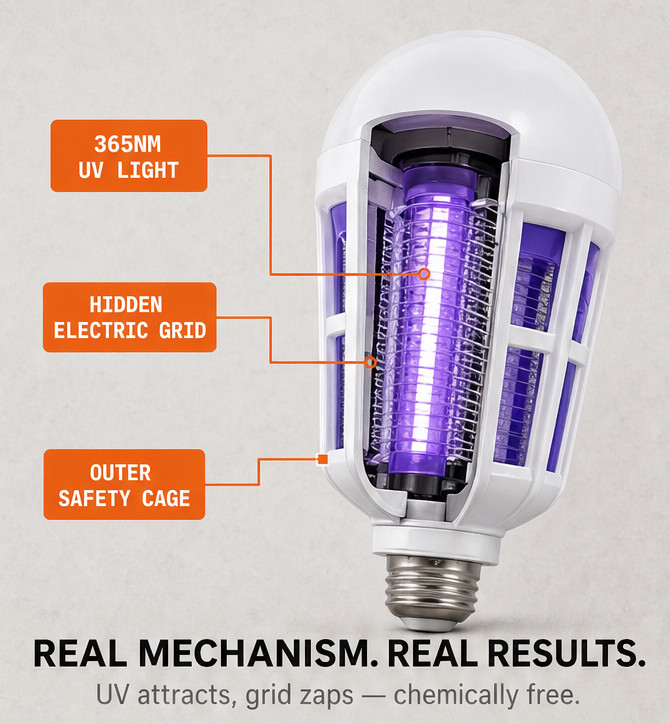 Lumora™ – UV Mosquito Killer Bulb (2 Pack)