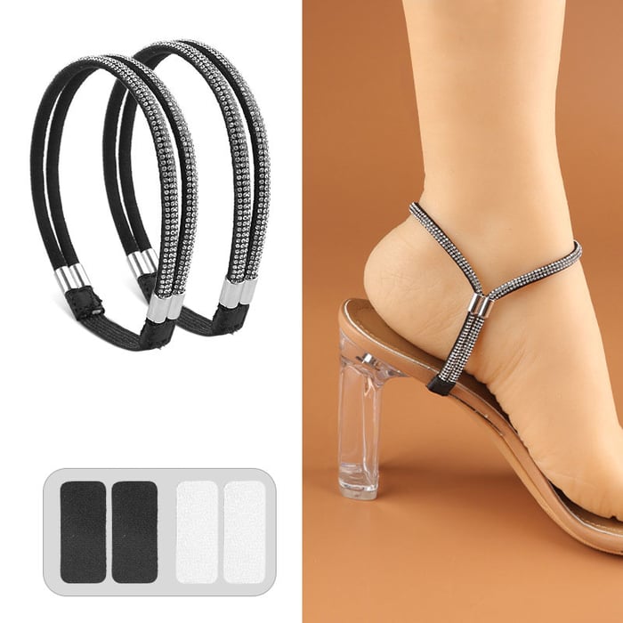 Strella™ – Instant Glam Rhinestone Heel Straps