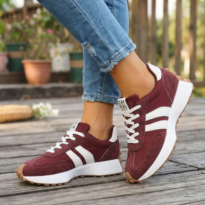 Velora™ Retro Suede Sneakers for All Day Comfort