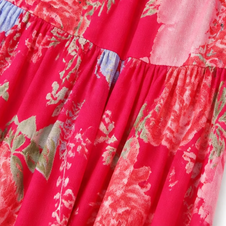 Minelda™ – Flowing Floral Maxi Dress
