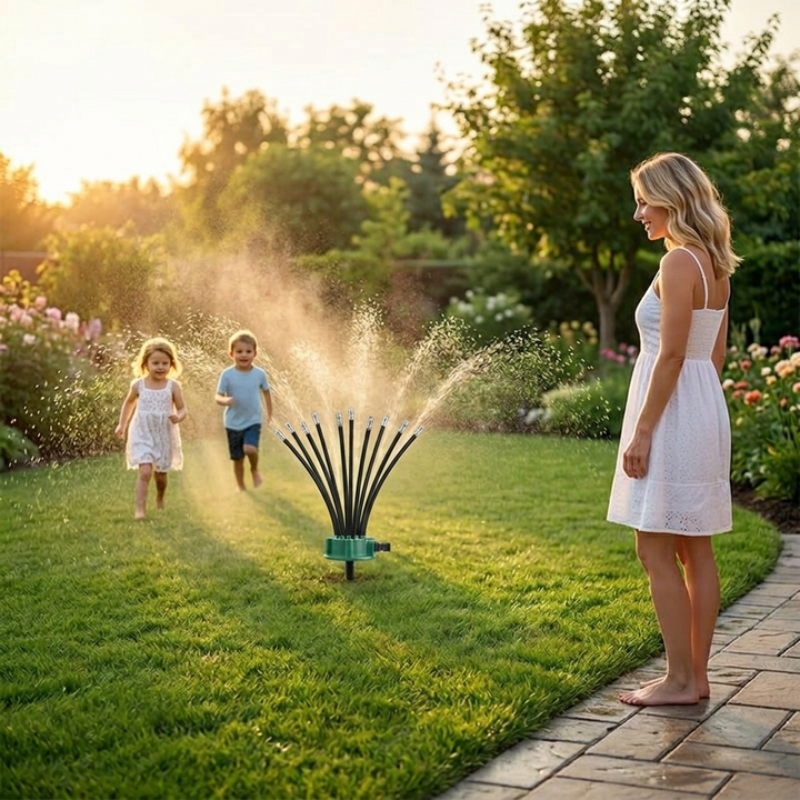 Aquava™ – 360° Multi Arm Garden Sprinkler