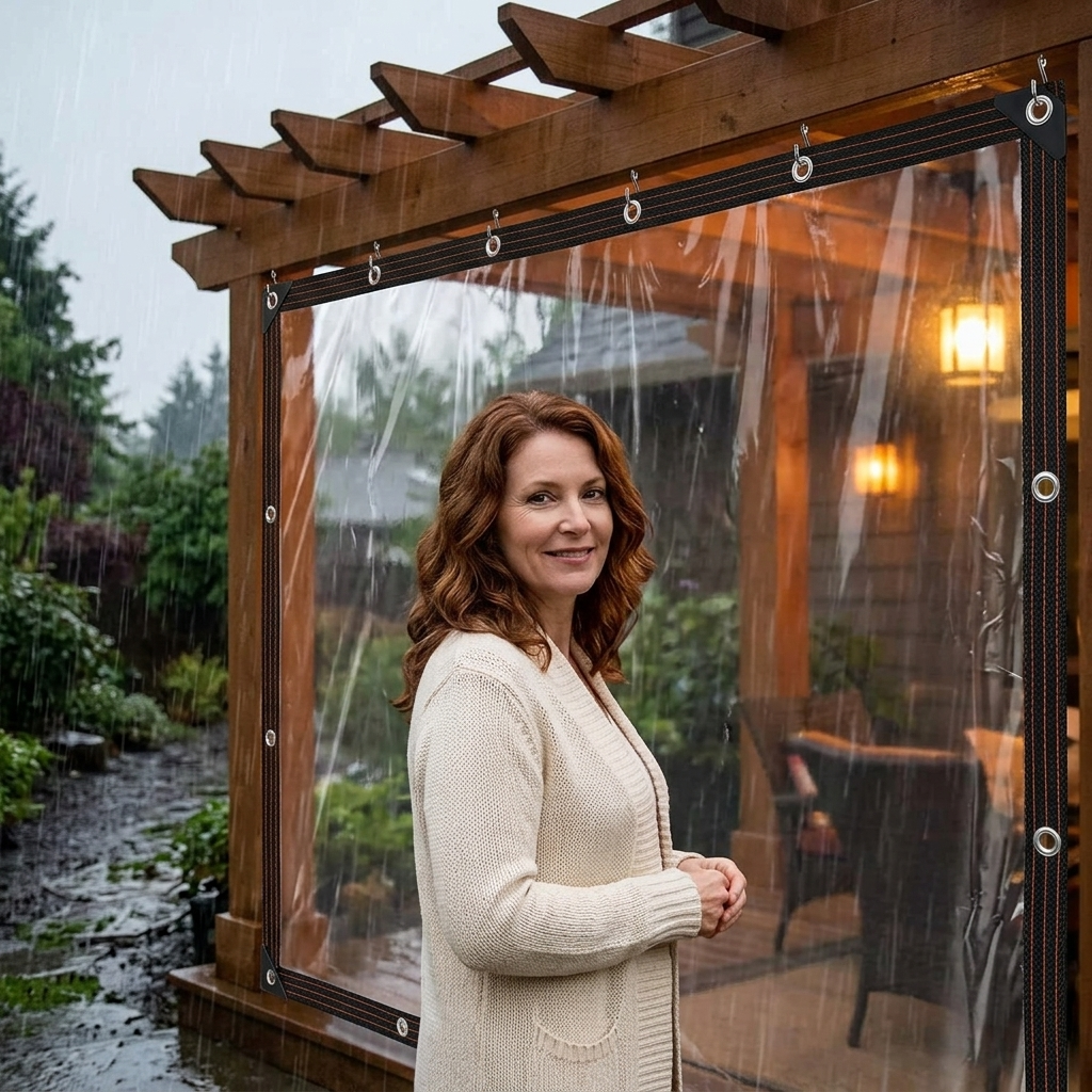 Clearvana™ – Clear Heavy-Duty Patio Tarp