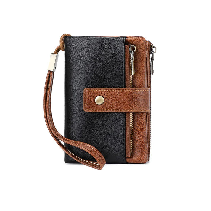 Veluna™ Long Wallet with Phone Pocket and Wrist Strap