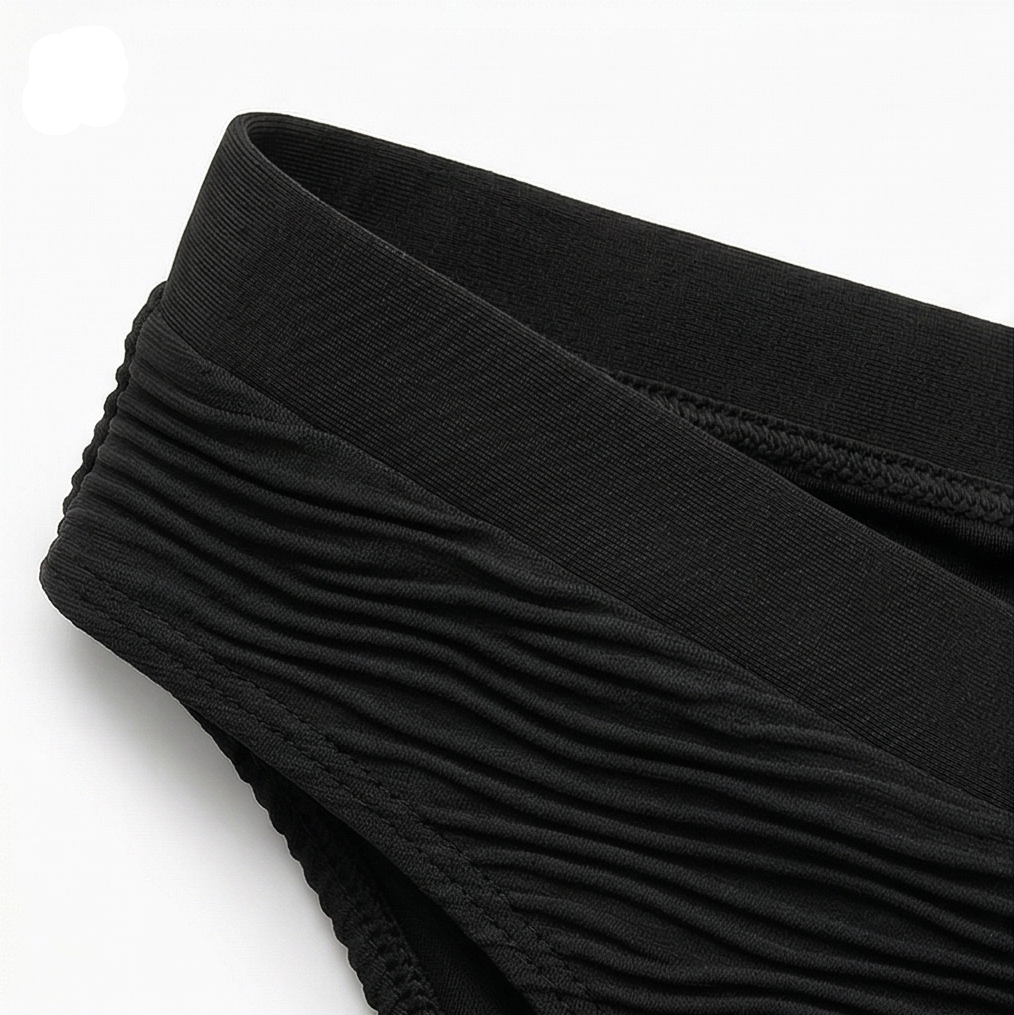 Solaia™ – Sculpted Textured High Waist Bikini Set