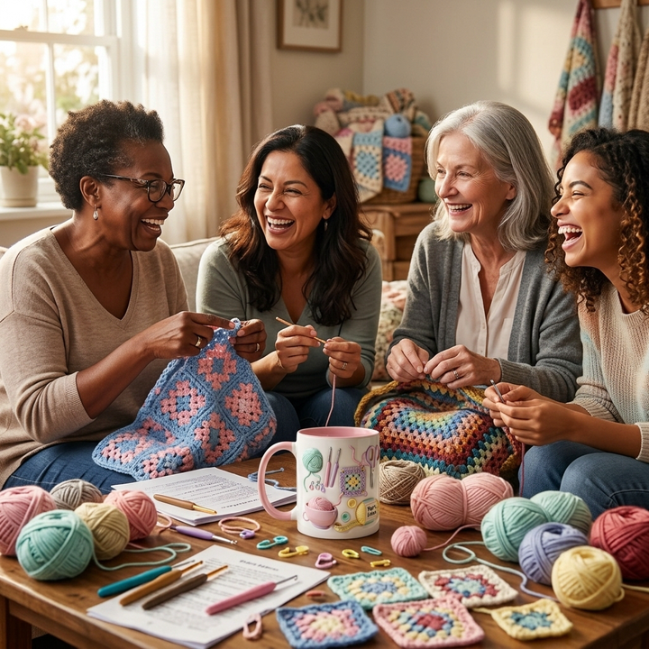 Yarnlove™ – 3D Crafting Mug for Knitters and Crocheters