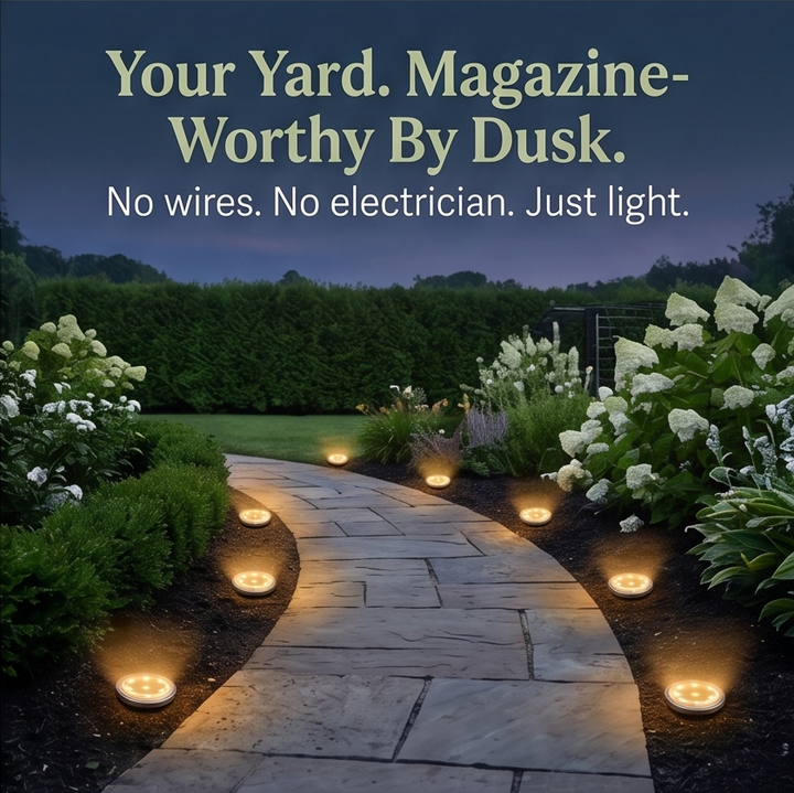 Lumeré™ – Warm-Glow Solar Path Lights