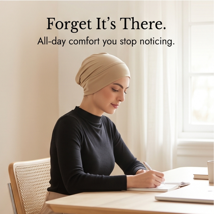 Solenna™ – Soft Stretch Turban Cap