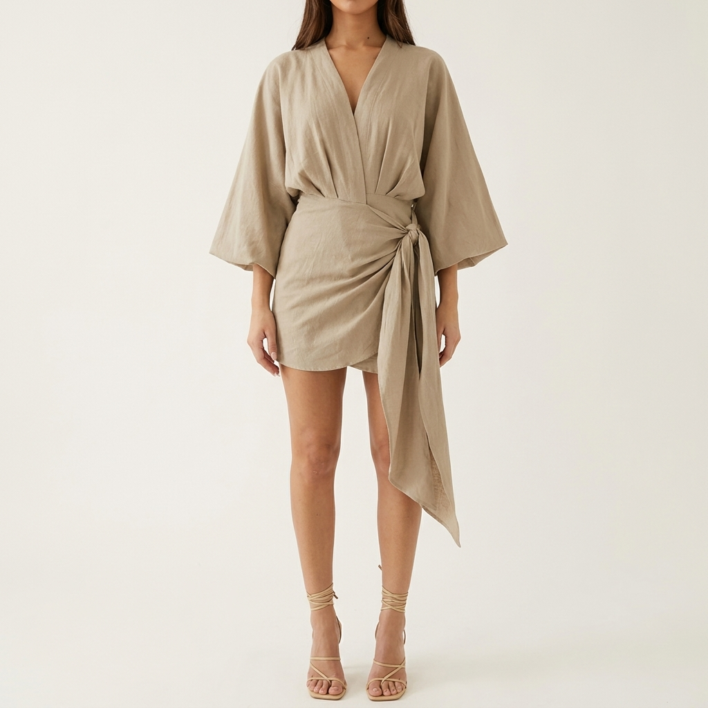 Velara™ – Kimono Sleeve Wrap Dress