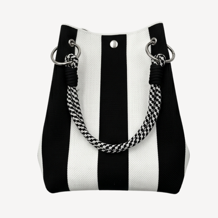 Sundara™ – Striped Knit Bucket Bag for Everyday Style
