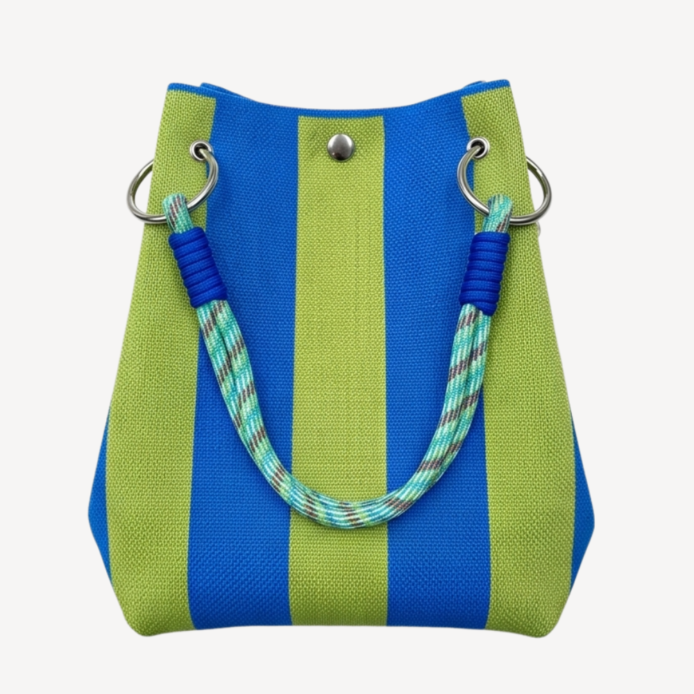 Sundara™ – Striped Knit Bucket Bag for Everyday Style