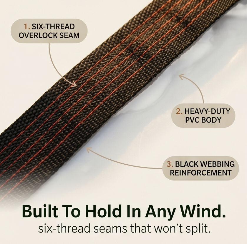 Clearvana™ – Clear Heavy-Duty Patio Tarp