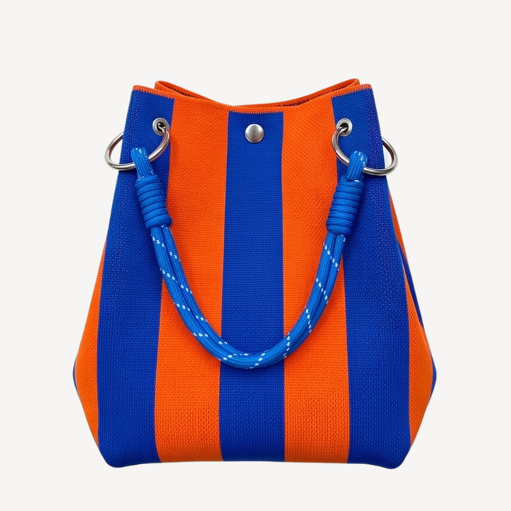 Sundara™ – Striped Knit Bucket Bag for Everyday Style